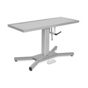 Table de chirurgie avec support en 'X', mécanisme d'inclinaison/une direction et électrique ou hydraulique