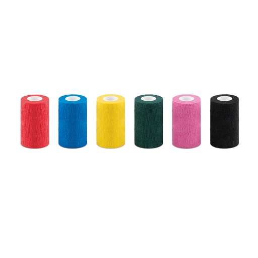 [050751] Benda elastica autoaderente, 7,5 cm colori assortiti, confez. da 24 pz.