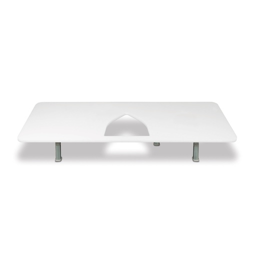 [303978] Table spéciale échographie avec découpe de travail, triangulaire L 1400 x P 600  x H 180mm